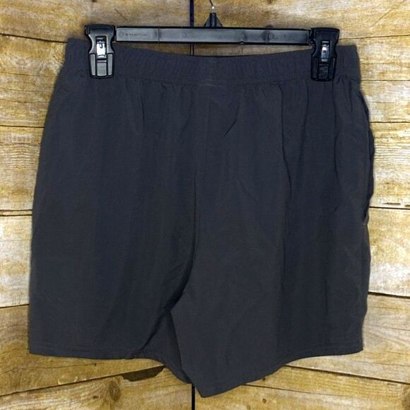 GYMSHARK ARRIVAL SLIM IN SILHOUETTE GRAY ATHLETIC ACTIVEWEAR TRAINING GYM SHORTS - Picture 2 of 3